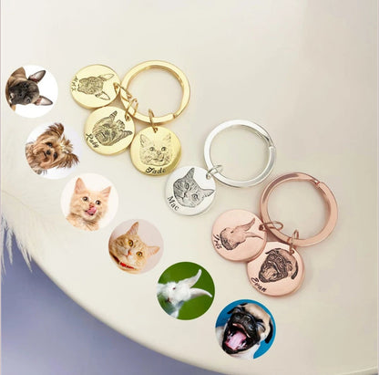 Fell & Pfoten - Personalisiertes Haustierfoto-Schmuck