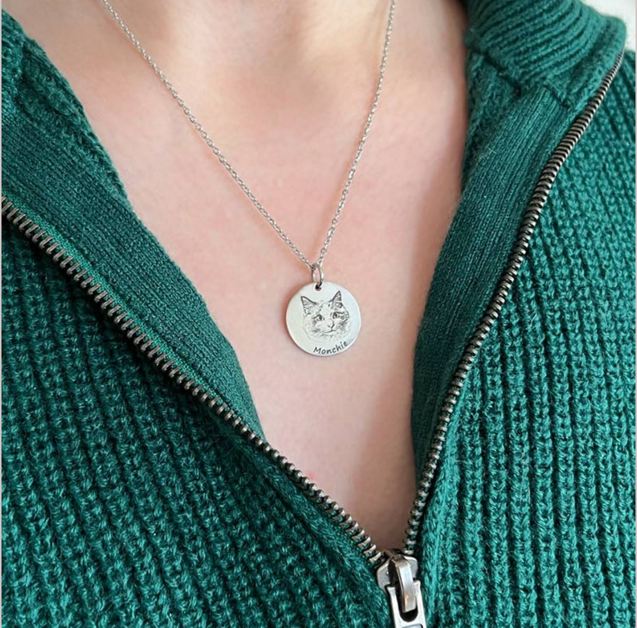 Fell & Pfoten - Personalisiertes Haustierfoto-Schmuck