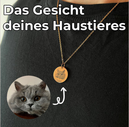 Fell & Pfoten - Personalisiertes Haustierfoto-Schmuck