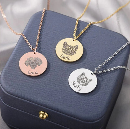 Fell & Pfoten - Personalisiertes Haustierfoto-Schmuck
