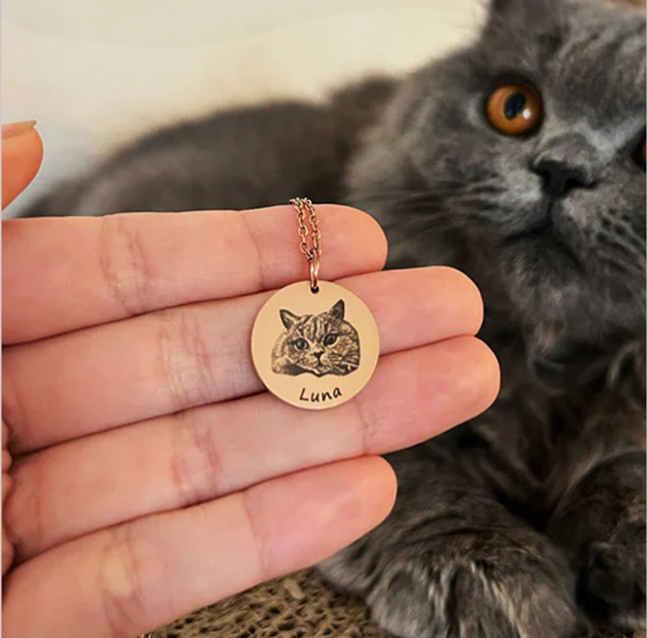 Fell & Pfoten - Personalisiertes Haustierfoto-Schmuck